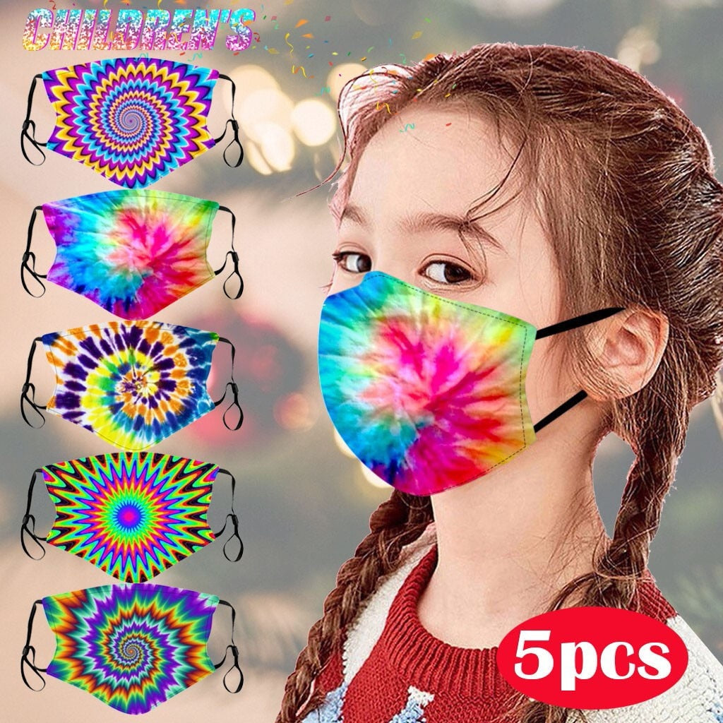 5/10 Pcs Ski Facemask Reusable For Kids