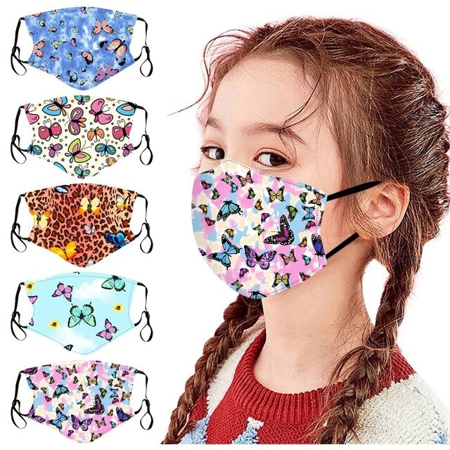5/10 Pcs Ski Facemask Reusable For Kids