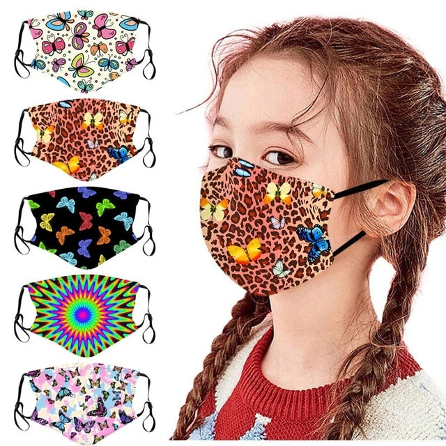 5/10 Pcs Ski Facemask Reusable For Kids
