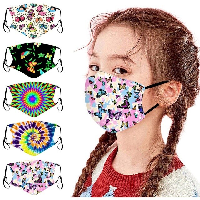 5/10 Pcs Ski Facemask Reusable For Kids