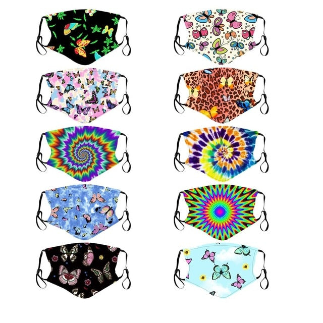 5/10 Pcs Ski Facemask Reusable For Kids