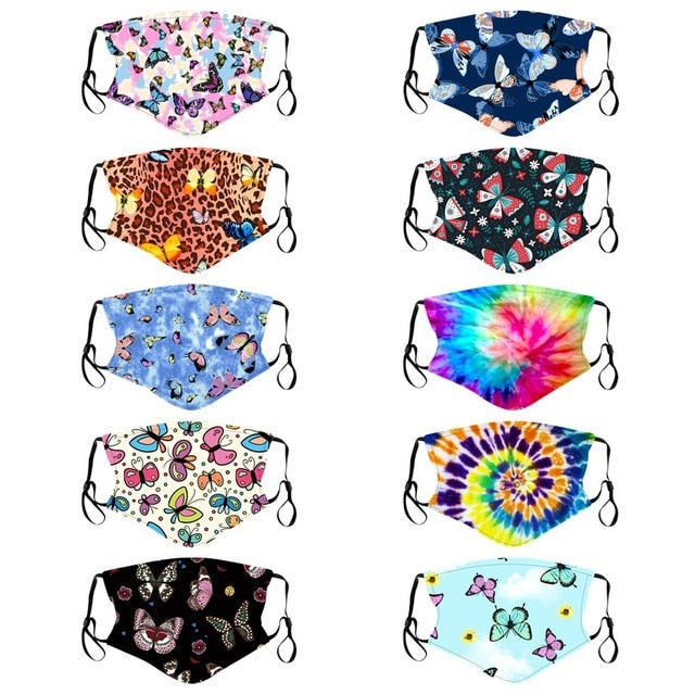 5/10 Pcs Ski Facemask Reusable For Kids