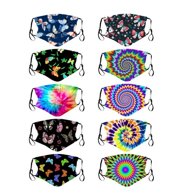 5/10 Pcs Ski Facemask Reusable For Kids