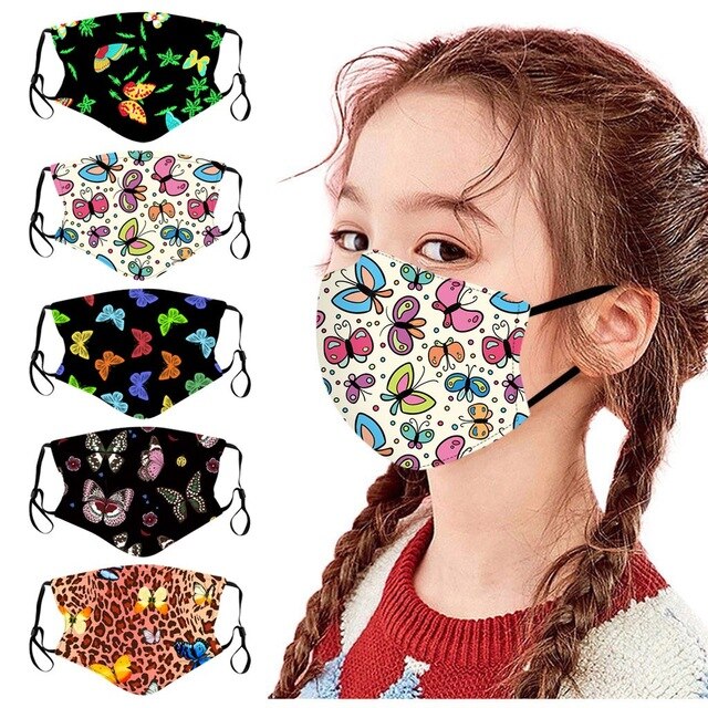 5/10 Pcs Ski Facemask Reusable For Kids