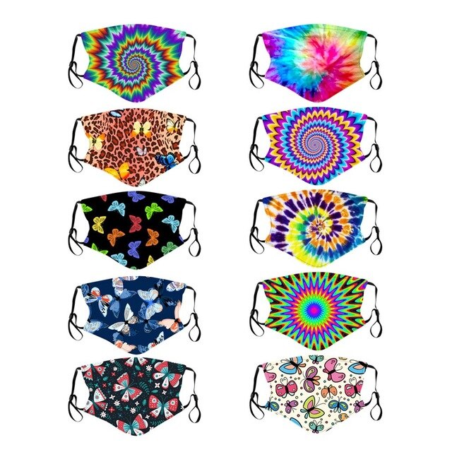 5/10 Pcs Ski Facemask Reusable For Kids
