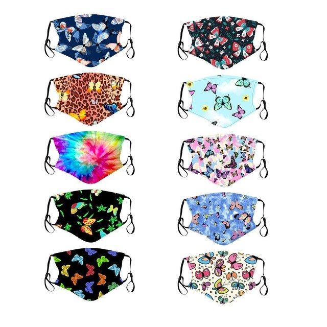 5/10 Pcs Ski Facemask Reusable For Kids