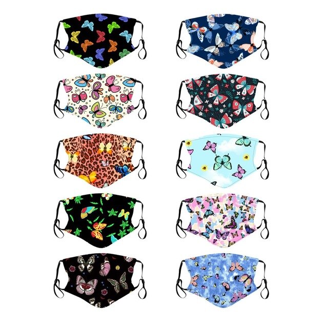 5/10 Pcs Ski Facemask Reusable For Kids
