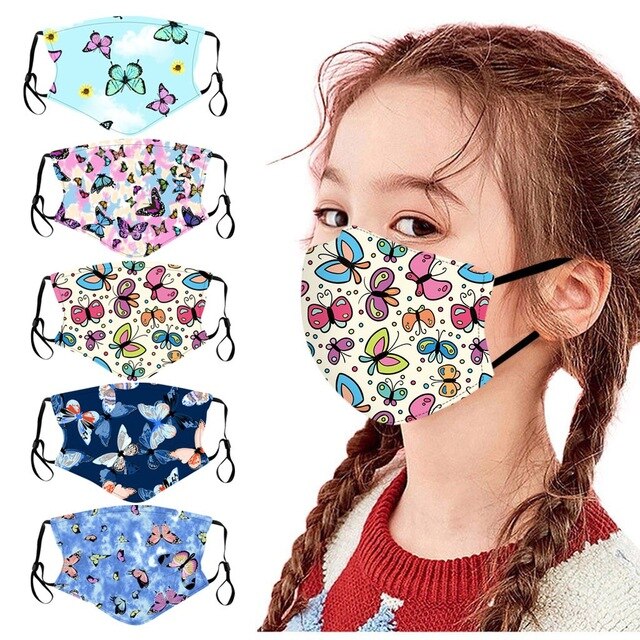 5/10 Pcs Ski Facemask Reusable For Kids
