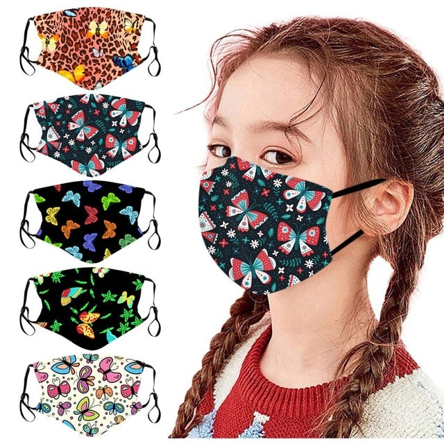 5/10 Pcs Ski Facemask Reusable For Kids