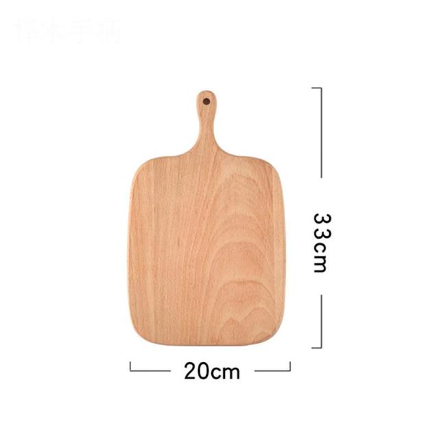 Beech Wood Cutting Board/Fruit Tray. Asst'd. sizes.