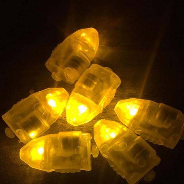 50pcs Multicolor LED Flash Balloon Lamp Party Decoration. Insert into Balloon or a Container. Flash or Solid Color.