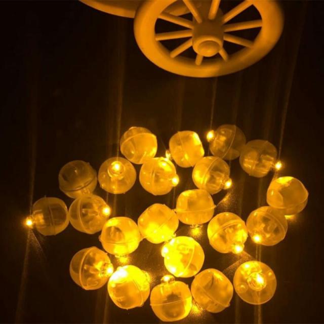 50pcs Multicolor LED Flash Balloon Lamp Party Decoration. Insert into Balloon or a Container. Flash or Solid Color.