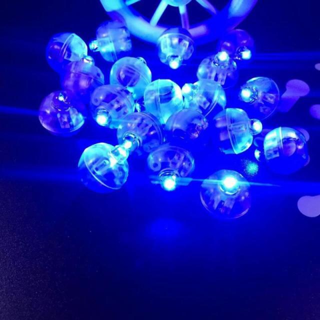 50pcs Multicolor LED Flash Balloon Lamp Party Decoration. Insert into Balloon or a Container. Flash or Solid Color.