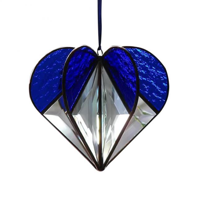 Multi-faceted Rainbow Love Wind Chimes and Pendants. Indoor/Outdoor Decoration. Avail. in 4 Color Varieties