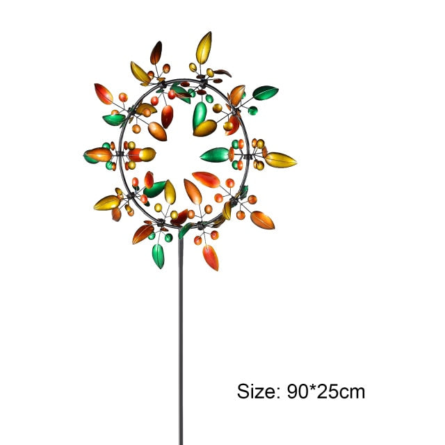 Garden Decoration Metal Windmill Decoration. Wind Catchers Wind Sculpture Art Wind Chimes. Avail. in Asst'd Sizes and Colors.