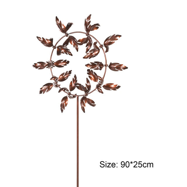 Garden Decoration Metal Windmill Decoration. Wind Catchers Wind Sculpture Art Wind Chimes. Avail. in Asst'd Sizes and Colors.