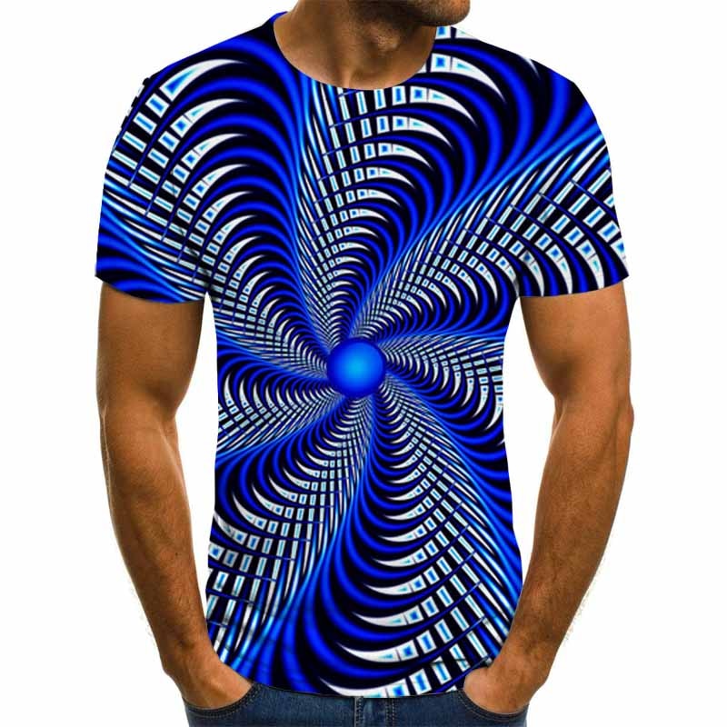 Men's 3D Graphic T-Shirt. Avail. in XXS - 6XL and Asst'd Prints.