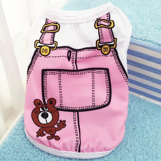 Dog Shirt Sleeveless Vest. Avail. in sizes XS-XXL and asst'd. Colors