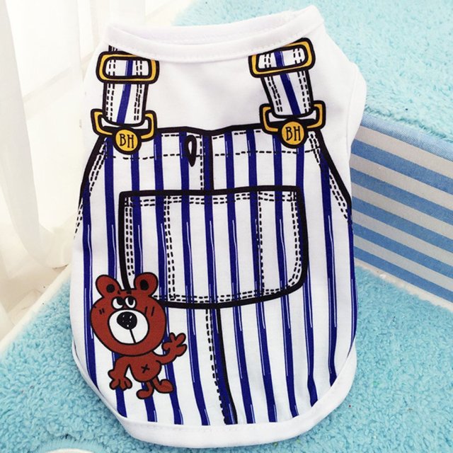 Dog Shirt Sleeveless Vest. Avail. in sizes XS-XXL and asst'd. Colors