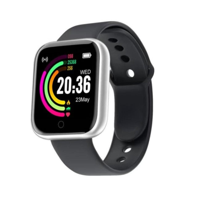 Health and Tech Monitoring Smartwatch w/Color Display. Unisex. Avail. in Asst'd Colors. Works w/Apple or Android Systems.