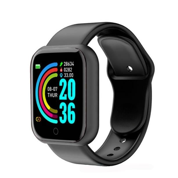Health and Tech Monitoring Smartwatch w/Color Display. Unisex. Avail. in Asst'd Colors. Works w/Apple or Android Systems.