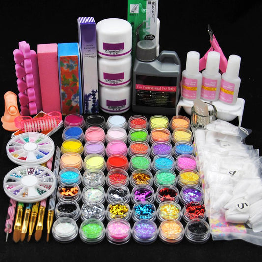 Pro Nail Acrylic Kit Powder