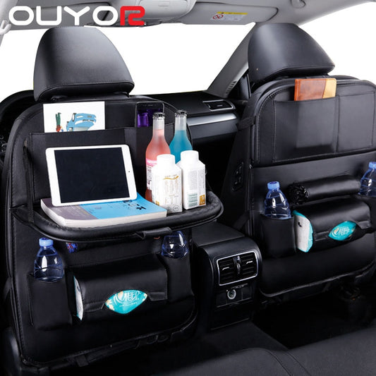 Foldable Table Tray Travel Storage Bag Auto Accessories