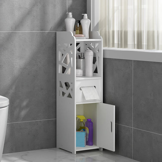 Bathroom Corner Floor Cabinet/Vanity Accessories Organizer
