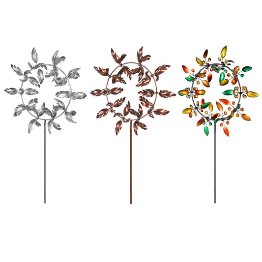 Garden Decoration Metal Windmill Decoration. Wind Catchers Wind Sculpture Art Wind Chimes. Avail. in Asst'd Sizes and Colors.