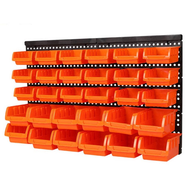 Hanging Tool Organizer. Avail. in Boards, Bins, and Shelves. Great for Novice or Seasoned Handy/Mechanic Person.