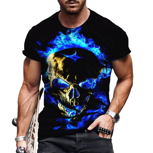 3D Printed T-Shirt, Skeletonx3. Avail. in Sizes XXS-6XL, and 3 Patterns to Choose From.