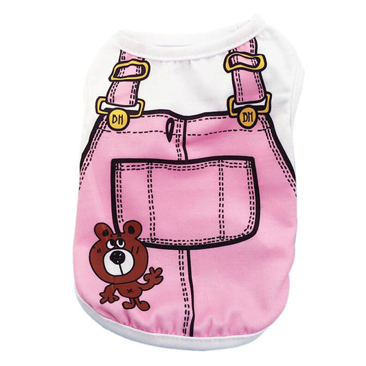 Dog Shirt Sleeveless Vest. Avail. in sizes XS-XXL and asst'd. Colors
