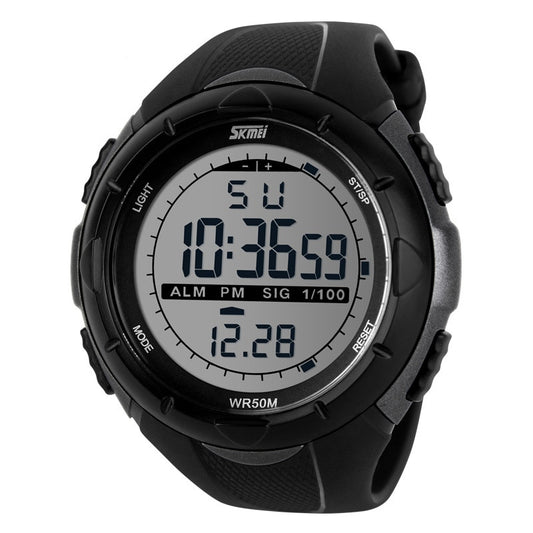 Digital Multi-Functional Men's Watch. Alarm, Stopwatch, Shock Resistant, Waterproof. Avail. in Asst'd Colors