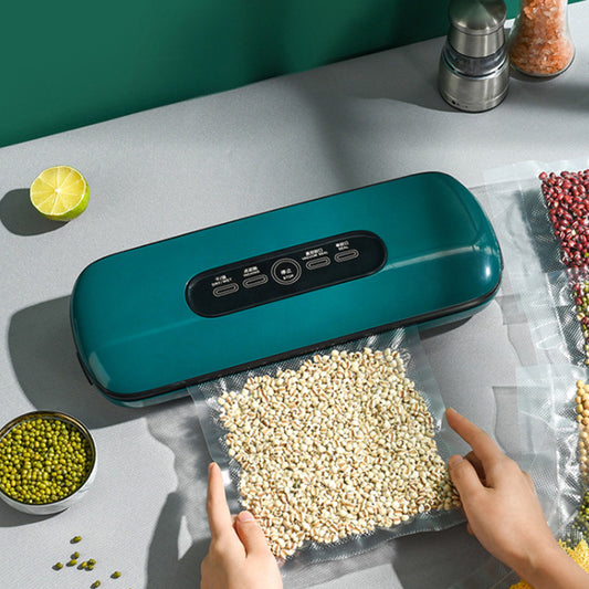 Automatic Vacuum Sealer Packaging Machine. Compact Size for Household Use. Avail. in 4 Colors.